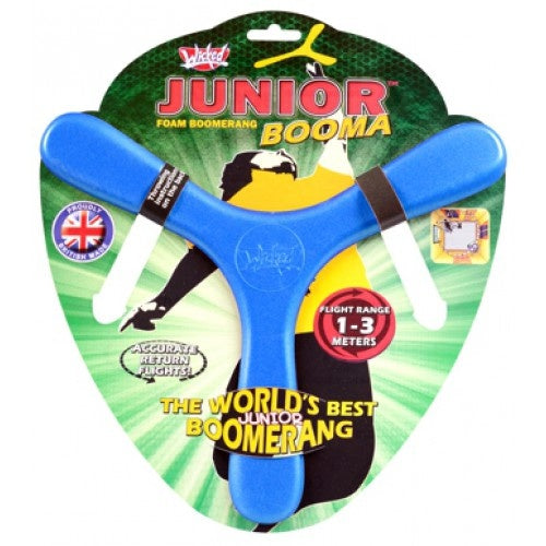 boomerang Booma Junior 3 gram blauw 26,5 cm
