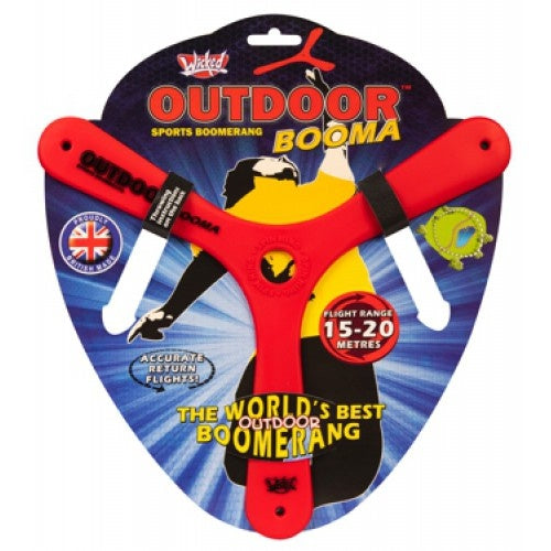 boomerang Booma Outdoor 44 gram rood 26,5 cm