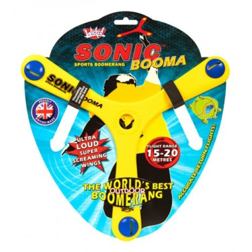 boomerang Booma Sonic 55 gram geel 27 cm
