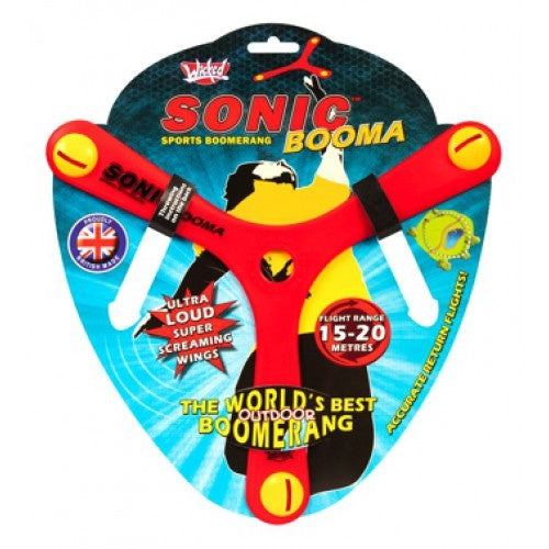 boomerang Booma Sonic 55 gram rood 27 cm