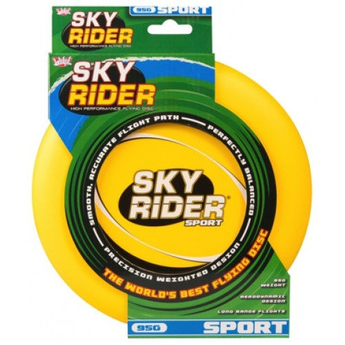 frisbee Sky Rider Sport 95 gram geel 22 cm