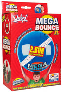 stuiterbal Mega Bounce XL 2,51 meter rubber blauw 2-delig