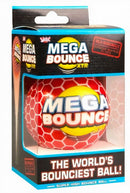 stuiterbal Mega Bounce XTR 7 cm rubber rood/wit