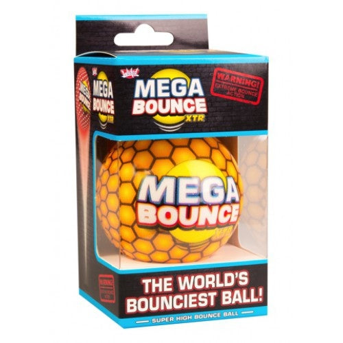 stuiterbal Mega Bounce XTR 7 cm geel 68 gram