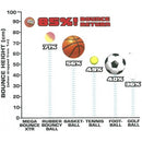 stuiterbal Mega Bounce XTR 7 cm geel 68 gram