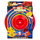 werpschijf Sky Spinner led 120 gram rood 24,5 cm