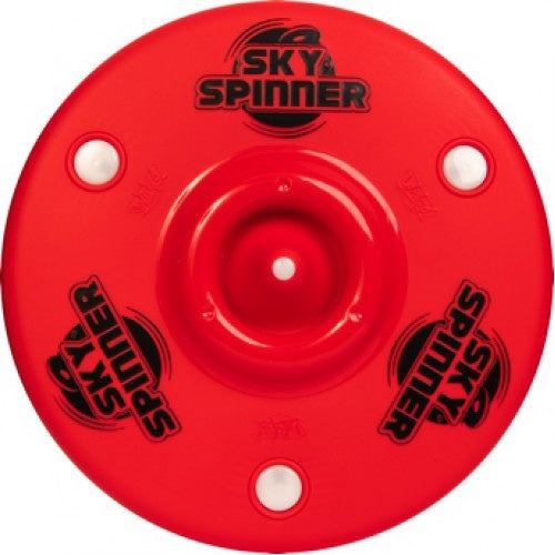 werpschijf Sky Spinner led 120 gram rood 24,5 cm