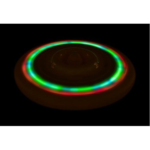 werpschijf Sky Spinner led 120 gram blauw 24,5 cm