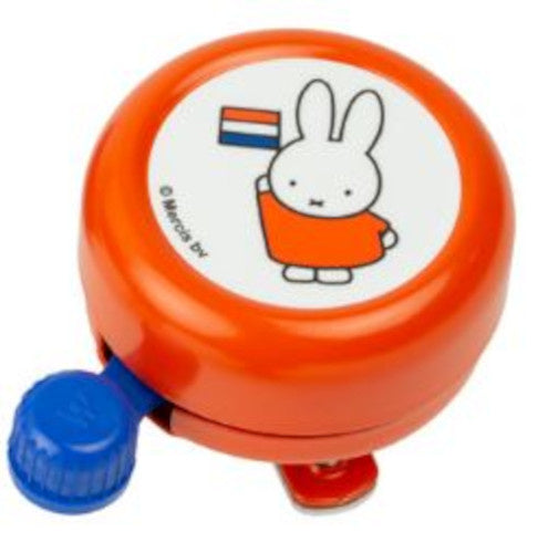 Fietsbel Widek Nijntje met vlag - oranje