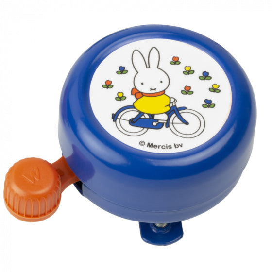 Fietsbel Widek Nijntje op de fiets - blauw