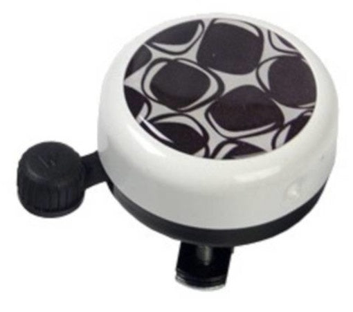 fietsbel White Collection 55 cm zwart/wit