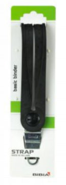 Snelbinder Bibia Basic TGS 12mm rubber met knop en asplaat (op kaart)