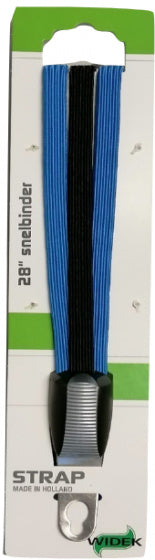 snelbinders City 28 inch RVS/elastaan blauw/zwart