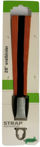 snelbinders City 28 inch RVS/elastaan oker/zwart