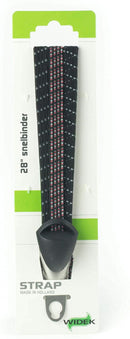 Triobinder Widek City Life met universele RVS beugel - zwart/grijs/rood (op kaart)