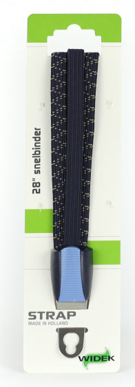 snelbinders Strap 28 inch RVS/elastaan jeansblauw/goud