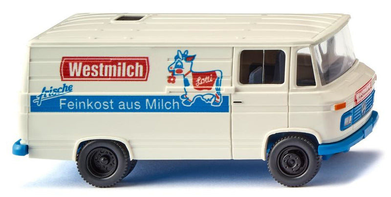 Mercedes-Benz L 406 minivan 'Westmilch' 1:87 crème