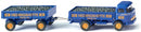miniatuurvrachtwagen MB LP 321 Flatbed Combi 1:87 blauw