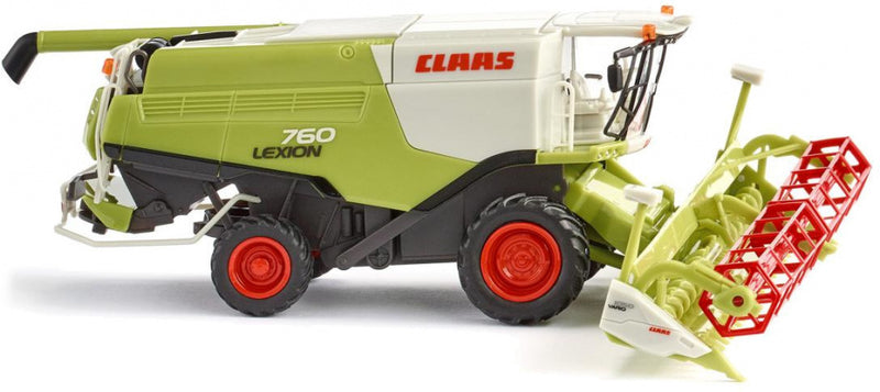 miniatuur-maaidorser Claas Lexion 760 V1050 zink 1:87 groen