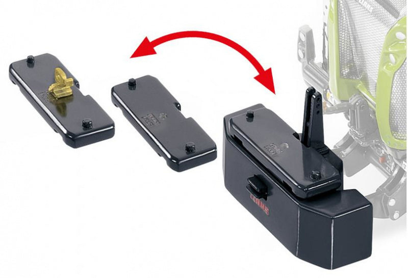 miniatuur ballastgewichten Claas Xerion 1:32 zwart