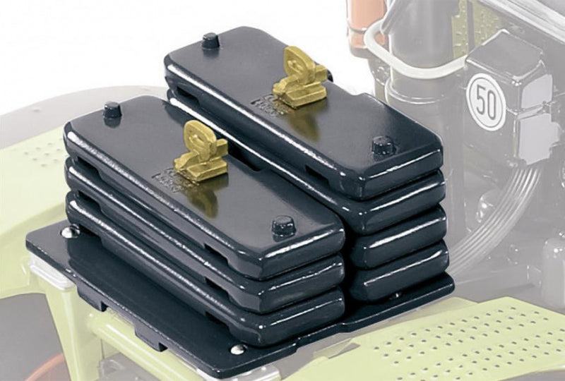 miniatuur ballastgewichten Claas Xerion 1:32 zwart