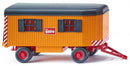 miniatuurauto Bouwtrailer 'Bölling' 1:87 oranje/grijs