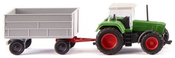miniatuurauto Fendt Favorit met aanhanger 1:160 groen