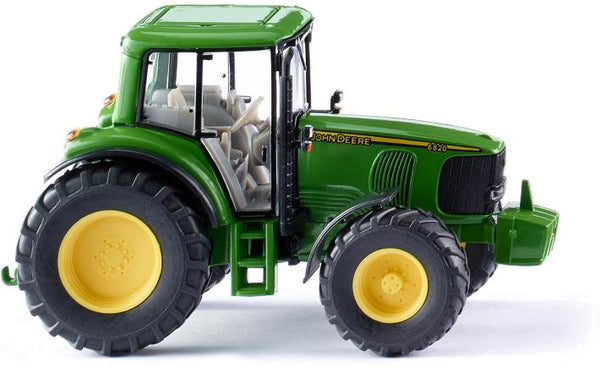 miniatuurtractor John Deere 6820 1:87 groen