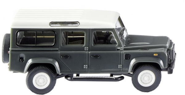 miniatuurauto Land Rover Defender 110 zink 1:87 zwart