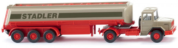 miniatuurauto Magirus Deutz 1:87 beige/rood