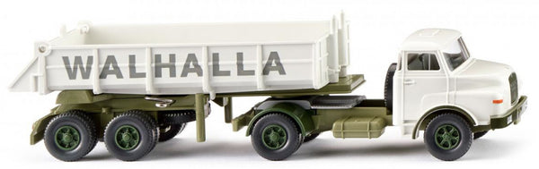 miniatuurauto Man kiepwagen 'Walhalla Kalk' 1:87 wit