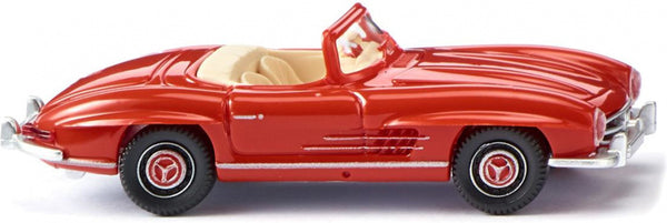 miniatuurauto Mercedes Benz 300 SL Roadster 1:87 rood