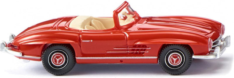 miniatuurauto Mercedes Benz 300 SL Roadster 1:87 rood