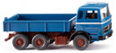miniatuurauto Mercedes-Benz Flatbed tipper 1:87 blauw