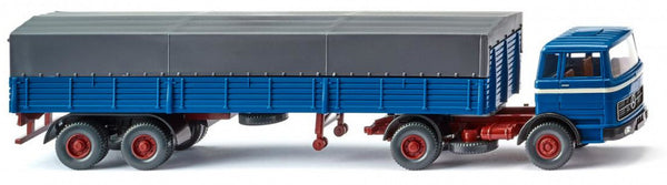 miniatuurauto Mercedes-Benz Truck 1:87 blauw