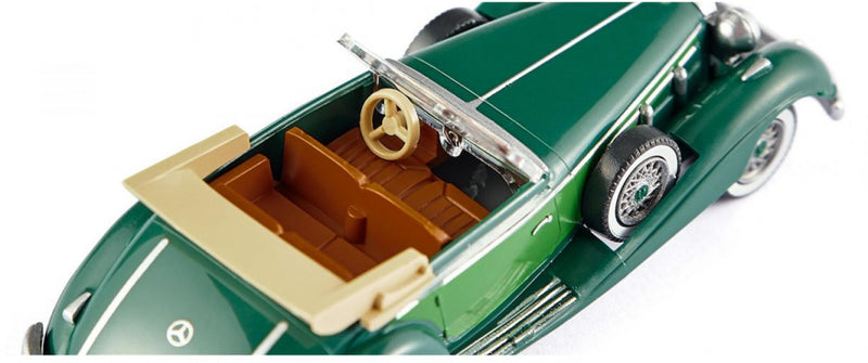 miniatuurauto Mercedes Benz 540 K Cabrio 1:87 groen