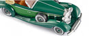 miniatuurauto Mercedes Benz 540 K Cabrio 1:87 groen