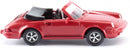 miniatuurauto Porsche 911 SC Cabriolet zink 1:87 rood