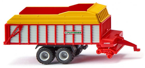 miniatuurauto Pöttinger Jumbo laadwagen 1:160 rood/geel