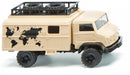 miniatuurcamper Unimog S 404 die-cast zink 1:87 beige