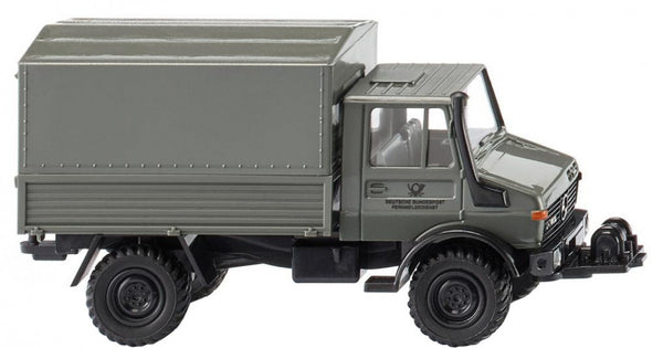 miniatuurvrachtwagen Unimog U 1700L 1:87 grijs
