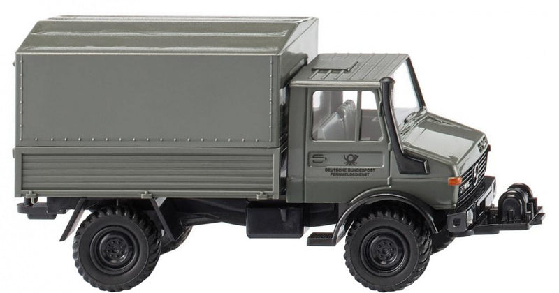 miniatuurvrachtwagen Unimog U 1700L 1:87 grijs