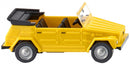 miniatuurauto VW 181 1:87 geel/zwart