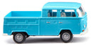 miniatuurauto VW bus T2 Dubbelcabine 1:87 blauw