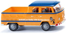 miniatuurauto VW T2 double cabin 1:87 oranje