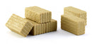 miniatuurbalen Square Bales 66 mm bruin 6 stuks
