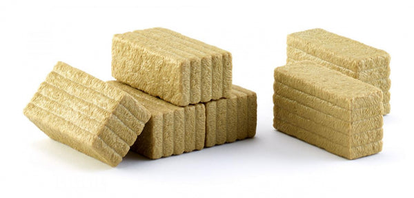 miniatuurbalen Square Bales 66 mm bruin 6 stuks