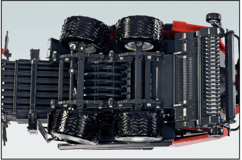 miniatuurbalenpers Kuhn LSB 1290iD die-cast zink 1:32 rood