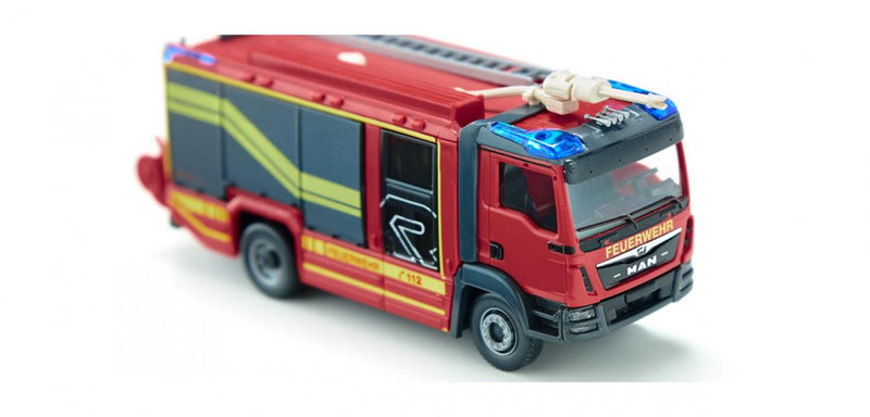 miniatuurbluswagen Man TGM Euro 6 1:87 rood