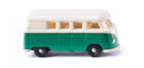 miniatuurbusje VW T1 1:160 groen/wit